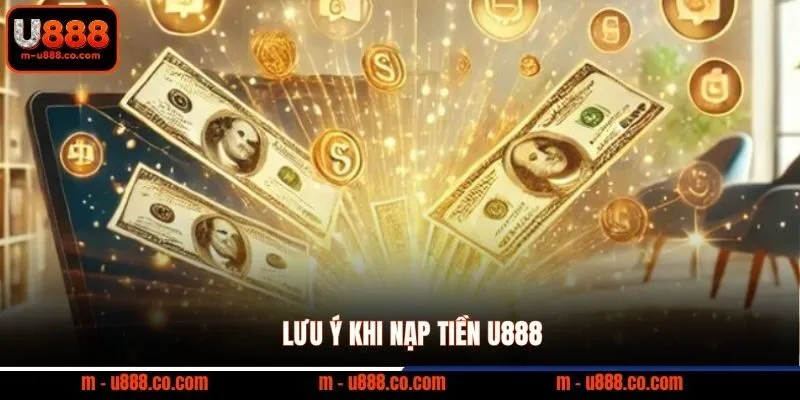 Hướng Dẫn 3 Cách Nạp Tiền U888 Đơn Giản Nhất 4 Lưu ý khi nạp tiền U888