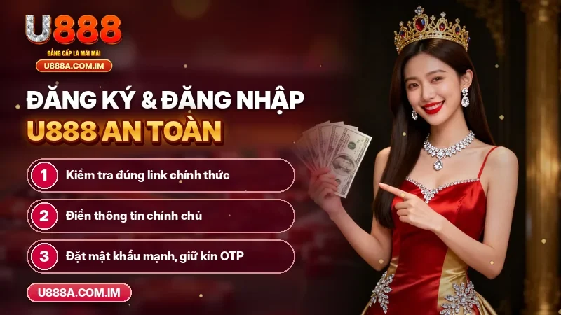 U888 🎖️ Trang Chủ U888.COM Khuyến Mãi 188K 4 Hướng dẫn đăng ký và đăng nhập U888 an toàn